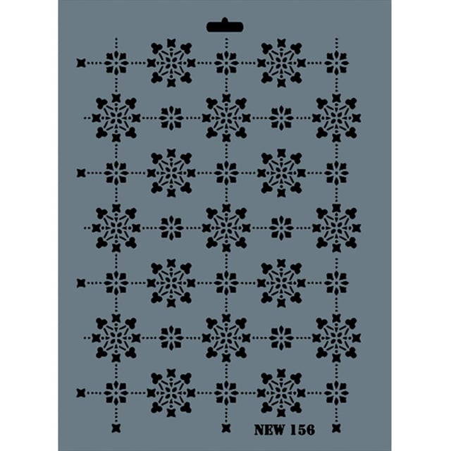 Desen Set Stencil Şablon 25X35 cm - Rich New 156