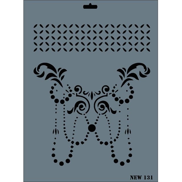 Desen Stencil Şablon 25X35 cm - Rich New 131