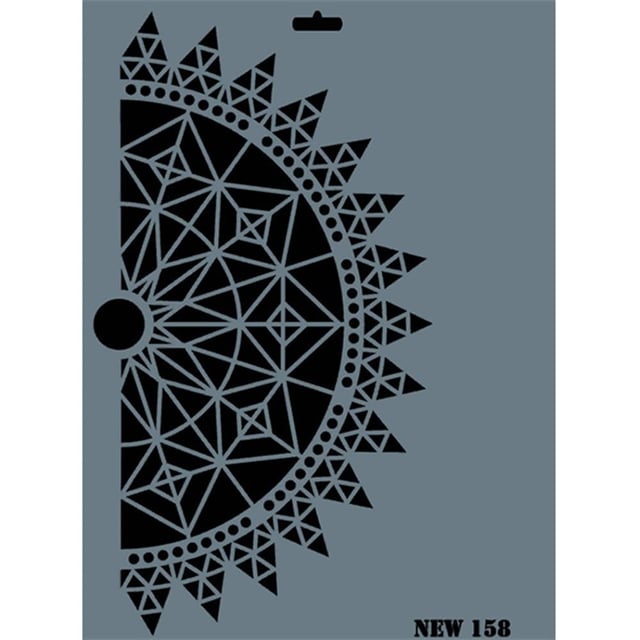 Desen Stencil Şablon 25X35 cm - Rich New 158