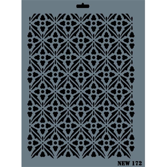 Desen Stencil Şablon 25X35 cm - Rich New 172
