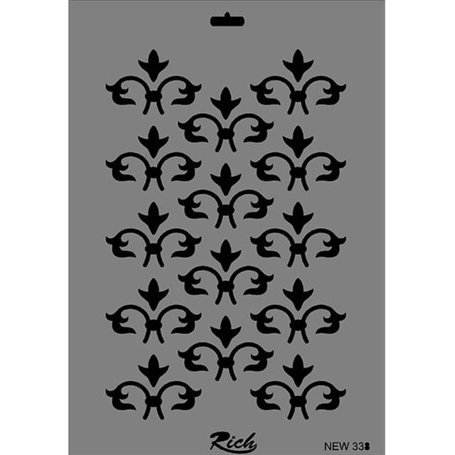 Desen Stencil Şablon 25X35 cm - Rich New 338