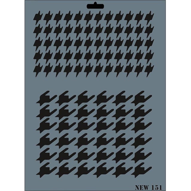 Desen Stencil Şablon 25X35 cm - Rich New 151