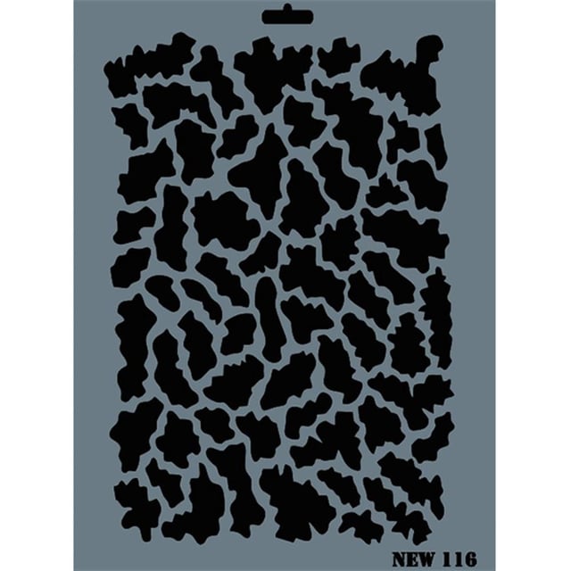 Desen Stencil Şablon 25X35 cm - Rich New 116