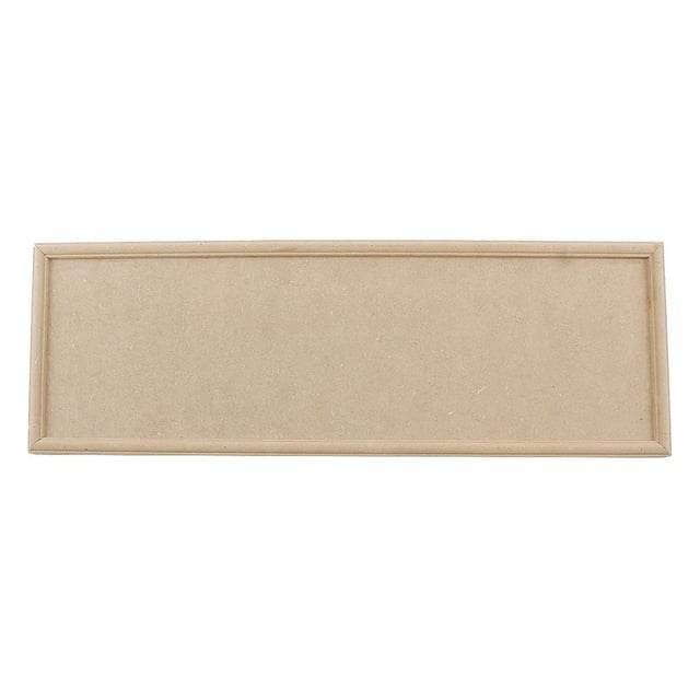 Dikdörtgen Ahşap Pano 52 x 18 cm