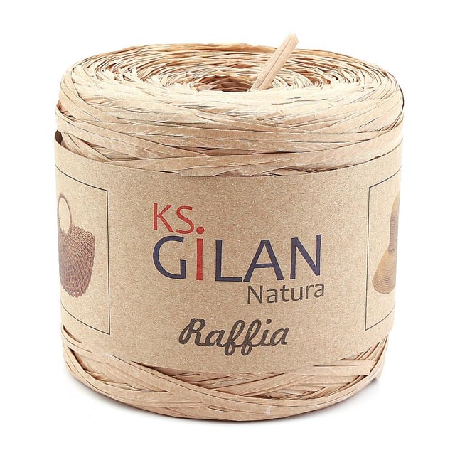 Doğal Renk Raffia İp