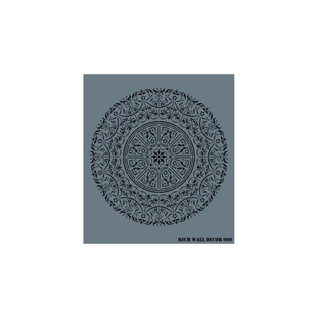Duvar Stencil 50X56 cm - Rich WALL 009