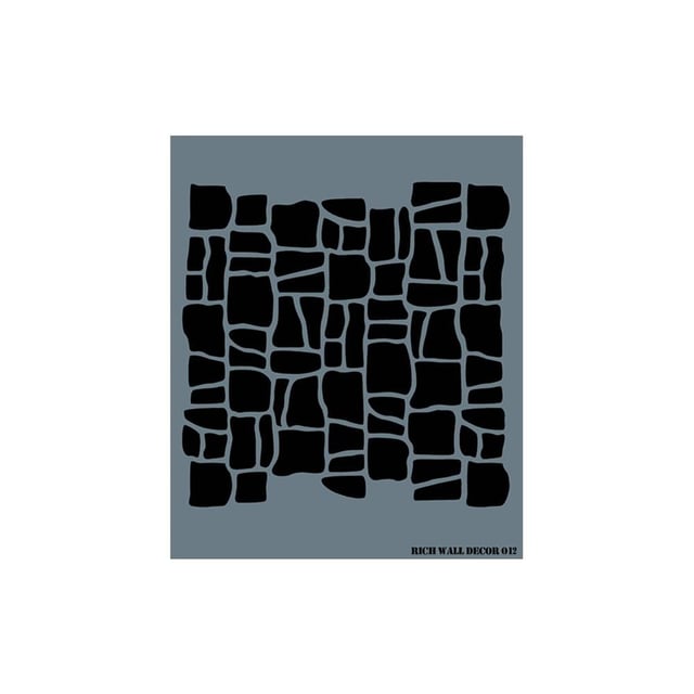 Duvar Stencil 50X60 cm - Rich WALL 012