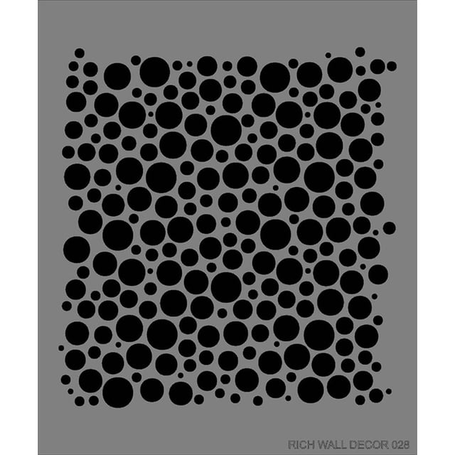 Duvar Stencil 50X60 cm - Rich WALL 028