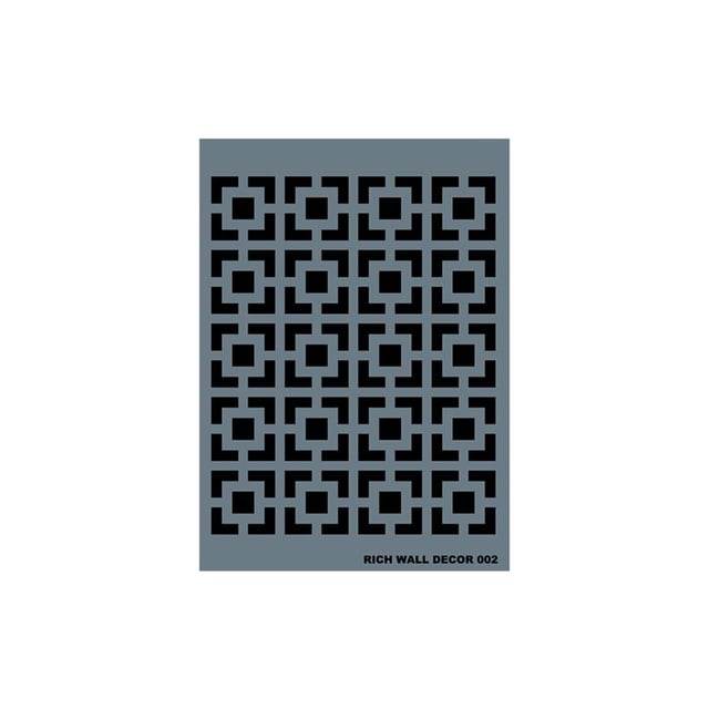 Duvar Stencil 50X70 cm - Rich WALL 002