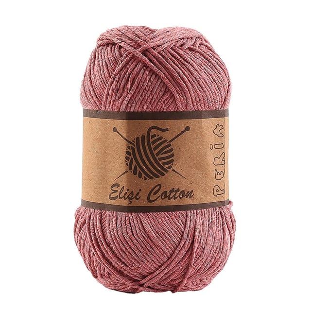 Elişi Cotton Örgü İpi Gül Kurusu