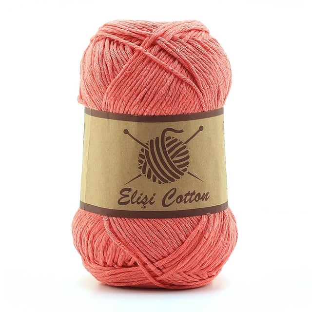Elişi Cotton Örgü İpi Mercan