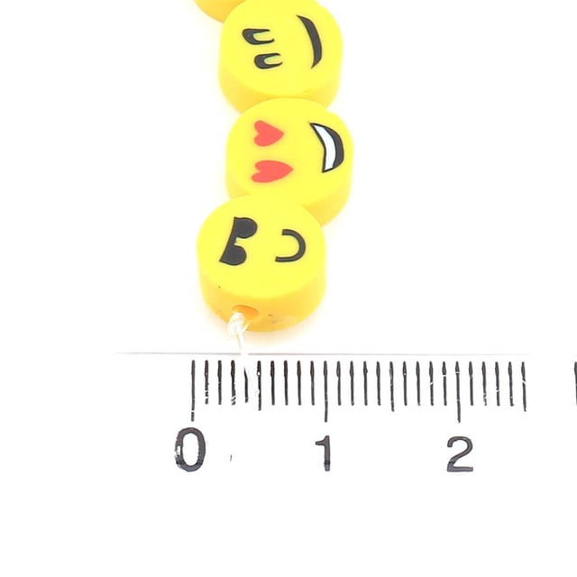 Emoji Şeklinde Fimo Dizi Boncuk