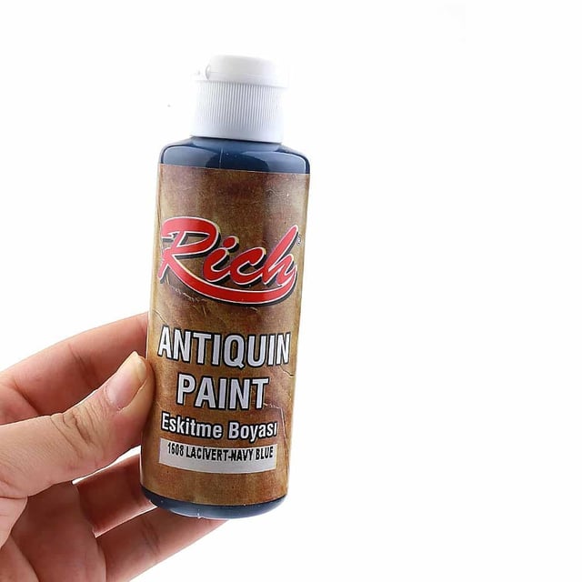 Eskitme Boyası 120 cc Lacivert