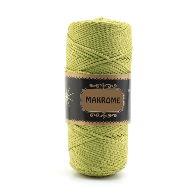 Fıstık Yeşili Polyester Makrome ipi