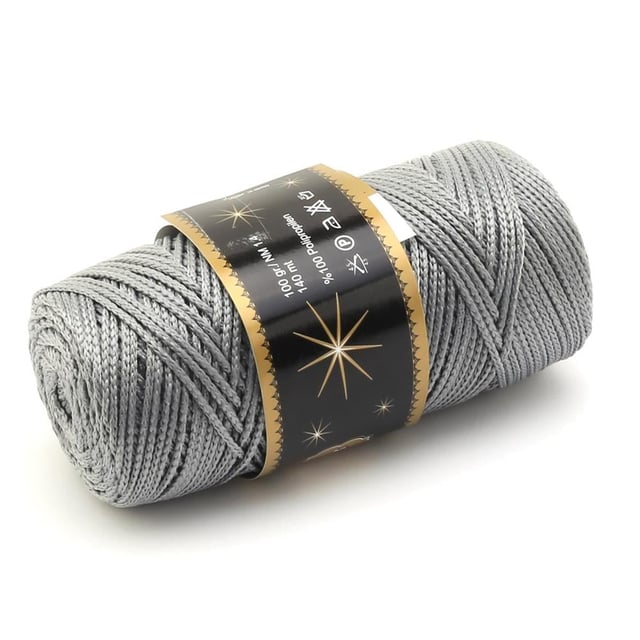 Gri Polyester Makrome ipi
