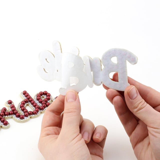 İncili Taşlı Bride Aplike