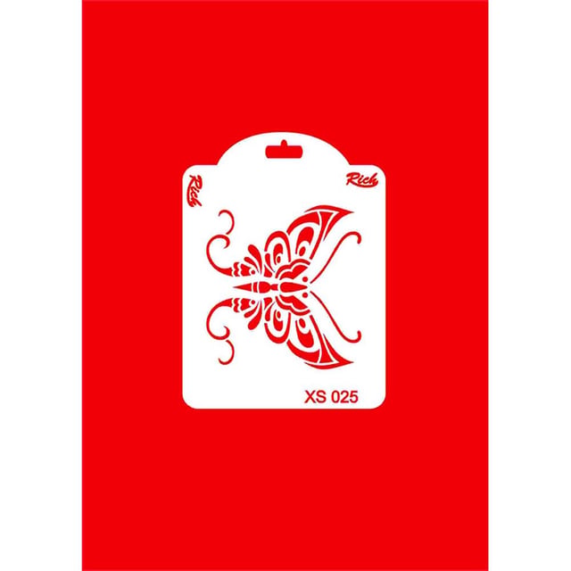 Kelebek Stencil Küçük - Rich XS-025