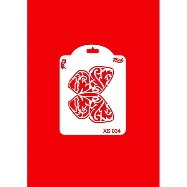 Kelebek Stencil Küçük - Rich XS-034