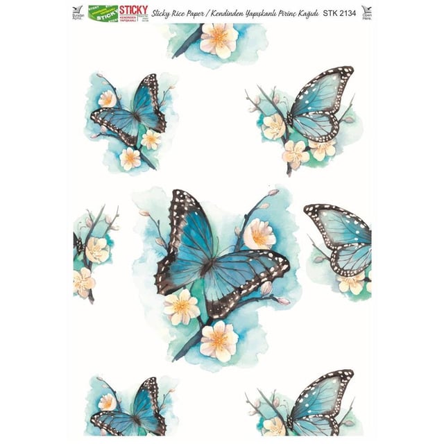 Kendinden Yapışkanlı Pirinç Kağıdı STK-2134