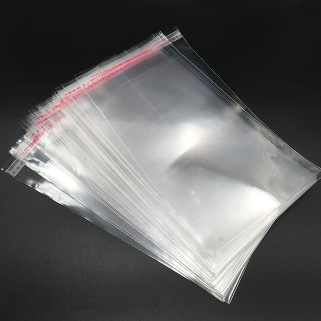 Kendinden Yapışkanlı, Şeffaf Jelatin Poşet 26 cm X 35 cm