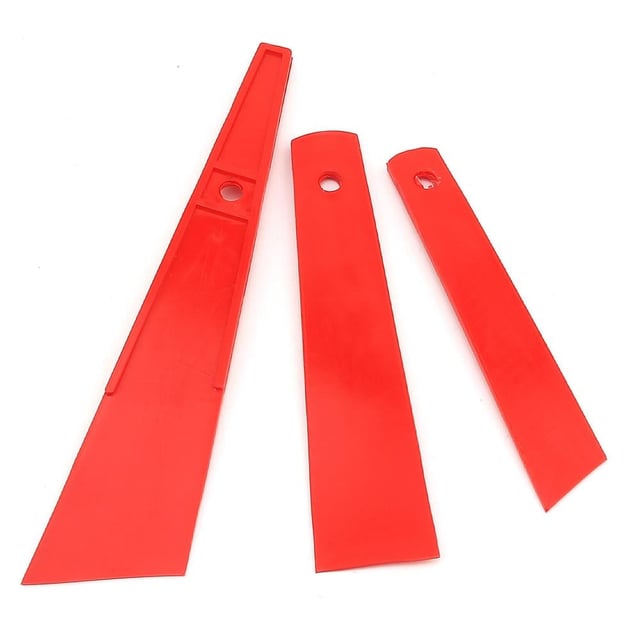 Kırmızı Yapıştırıcı Sürme Spatula Seti 