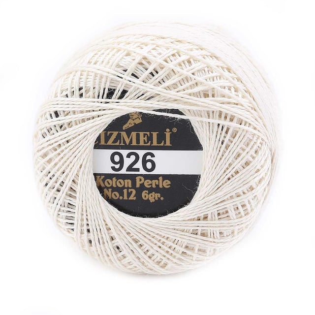 Koton Perle No:12 Etamin Kanaviçe Nakış İpi Krem 926
