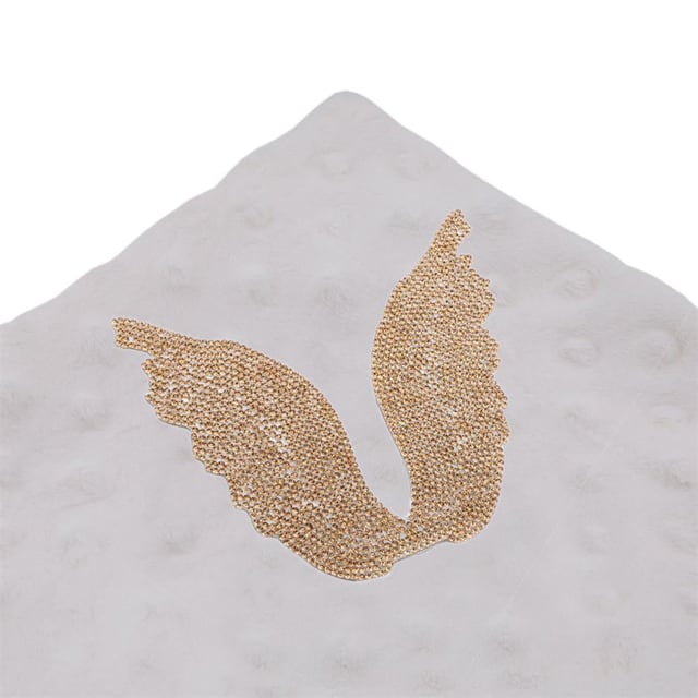 Kristal Gold Taşlı Kanat Aplik