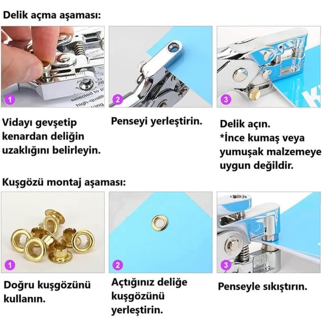 Kuşgözü Montaj Pensesi Seti