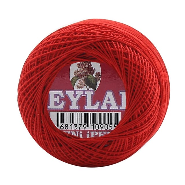 Leylak Suni İpek Etamin ve Kanaviçe İpliği 6 Kat 25 gr 8021 Kırmızı