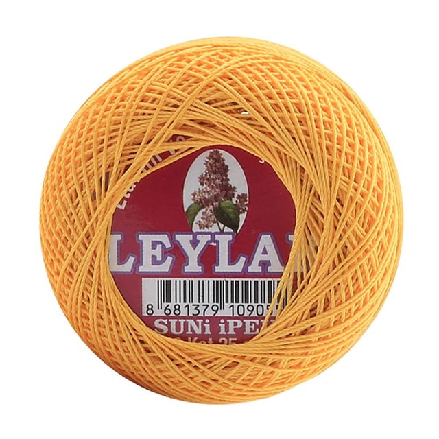 Leylak Suni İpek Etamin ve Kanaviçe İpliği 6 Kat 25 gr 1848 Sarı