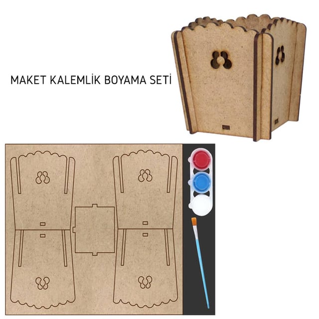 Maket Kalemlik Boyama Seti