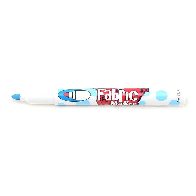 Marvy Fabric Marker Kumaş T-Shirt Boyama Kalemi - Açık Mavi