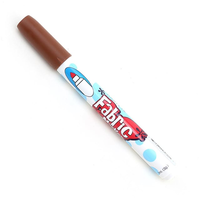 Marvy Fabric Marker Kumaş T-Shirt Boyama Kalemi - Kahverengi