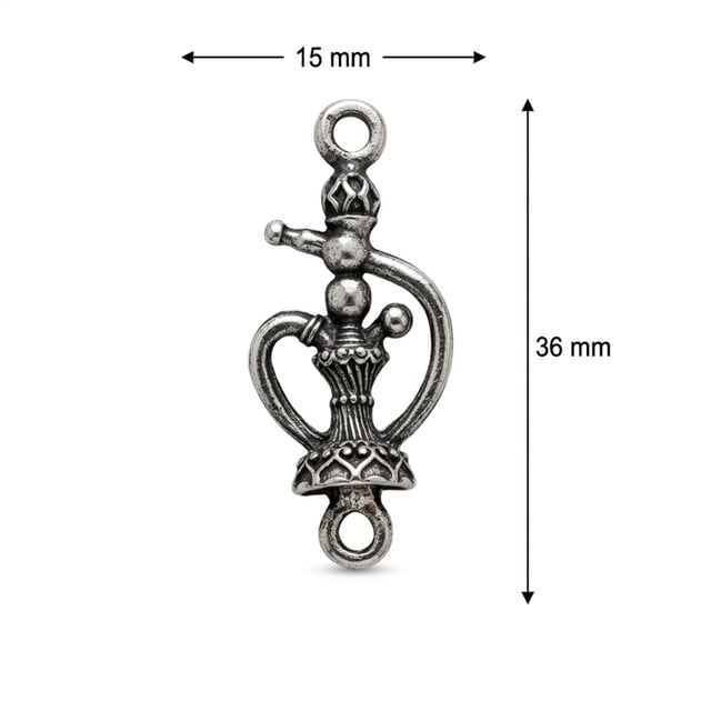 Metal Nargile Figürlü Takı Aparatı