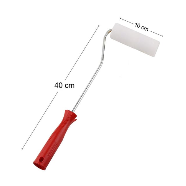 Metal Saplı, Sünger Rulo Fırça 10 cm