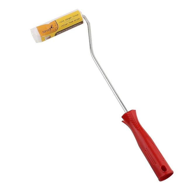 Metal Saplı, Sünger Rulo Fırça 10 cm