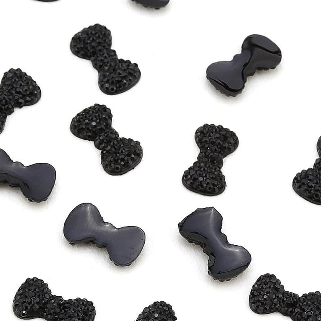 Mini Fiyonk Şeklinde Polyester Taş (100 adet)