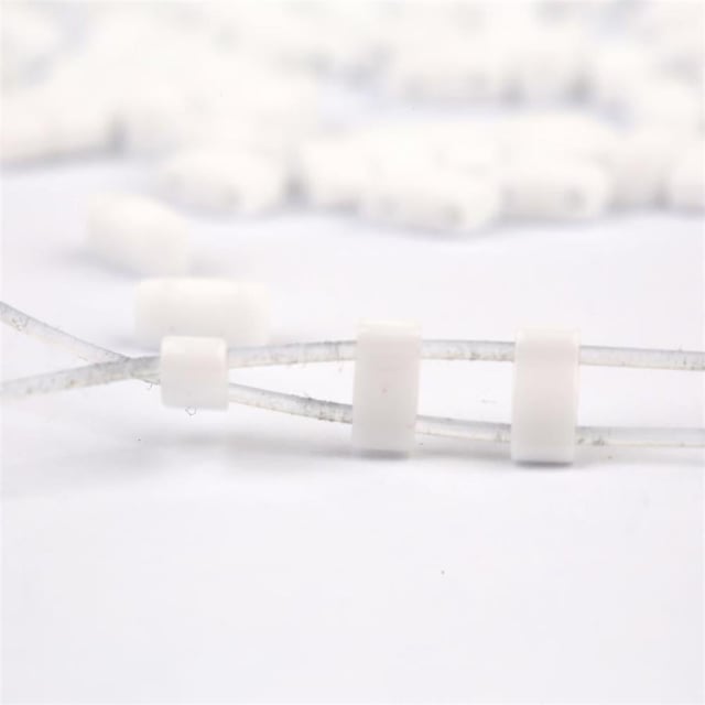 Miyuki Half Tila Bead Beyaz Boncuk