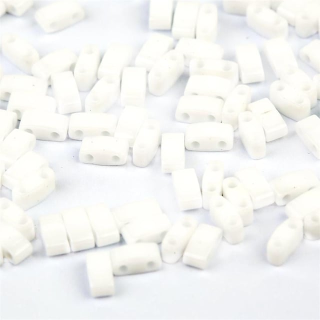 Miyuki Half Tila Bead Beyaz Boncuk