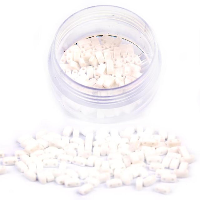 Miyuki Half Tila Bead Beyaz Boncuk
