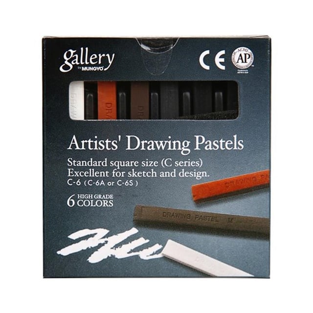 Mungyo Gallery Artist Drawing Pastels Karışık Tonlar 6'lı Set