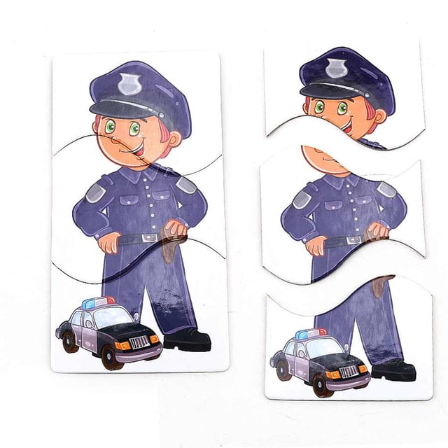 Okul Öncesi Puzzle Meslekler 24 Parça