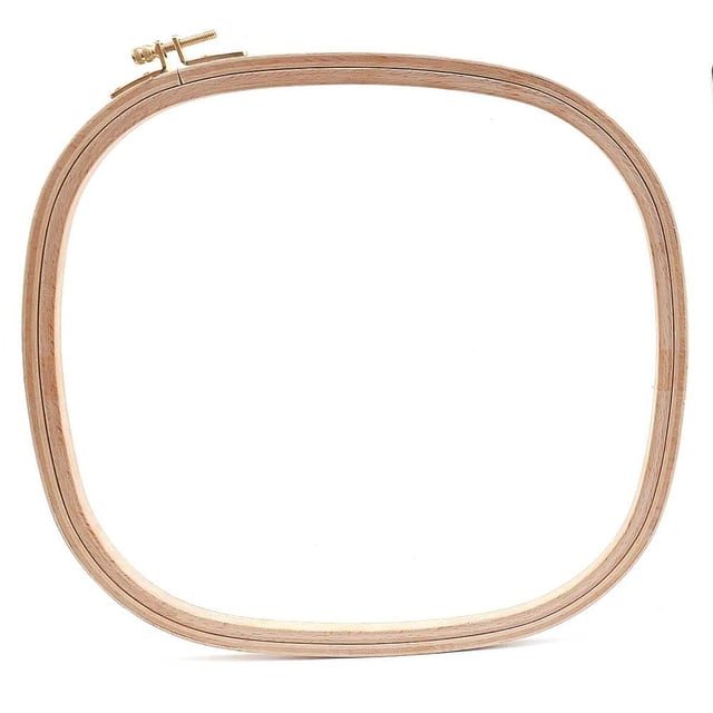 Oval Kare Ahşap Kasnak