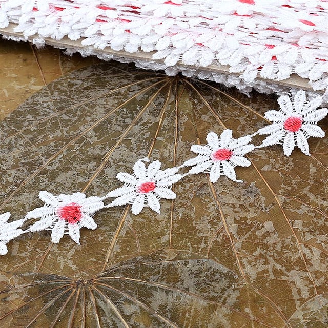 Papatya Dantel Şerit (4 metre)