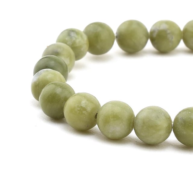 Peridot Görünümlü Jade Boncuk