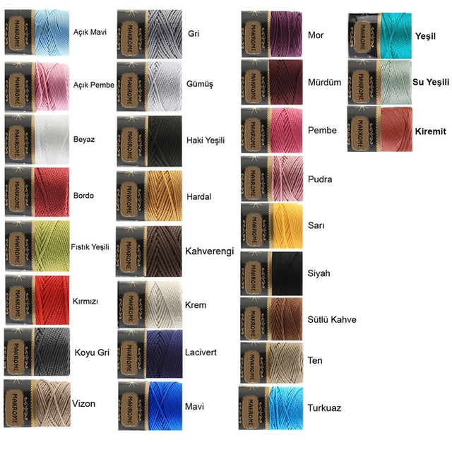 Polyester Makrome İpi