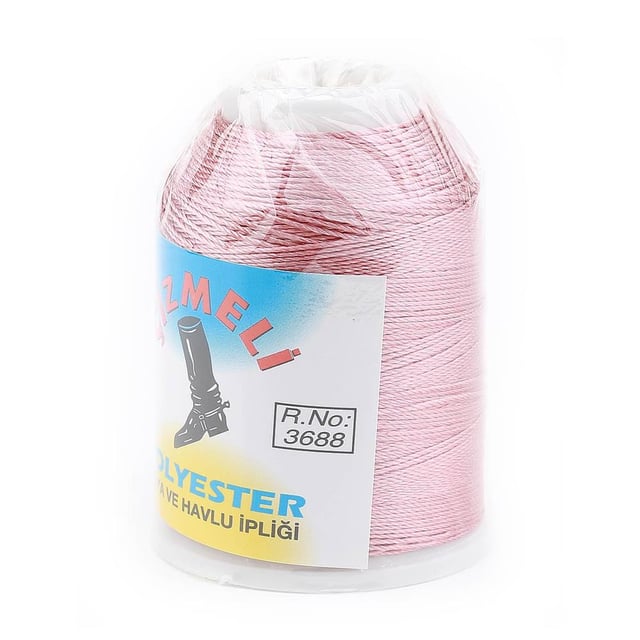 Polyester Oya ve Havlu İpliği 3688 Pudra Pembe