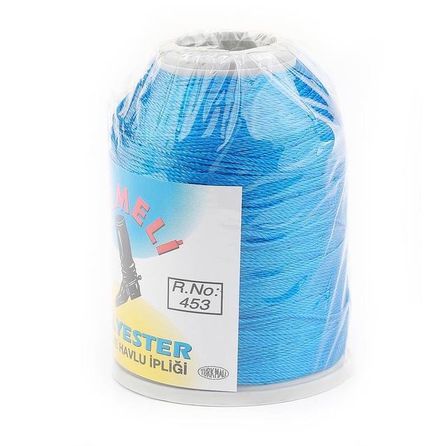 Polyester Oya ve Havlu İpliği 453 Mavi