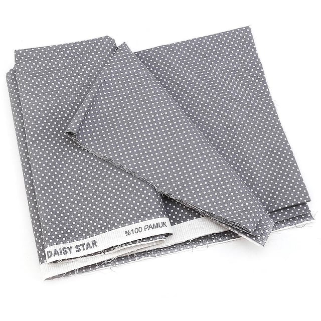 Puantiyeli Poplin Kumaş