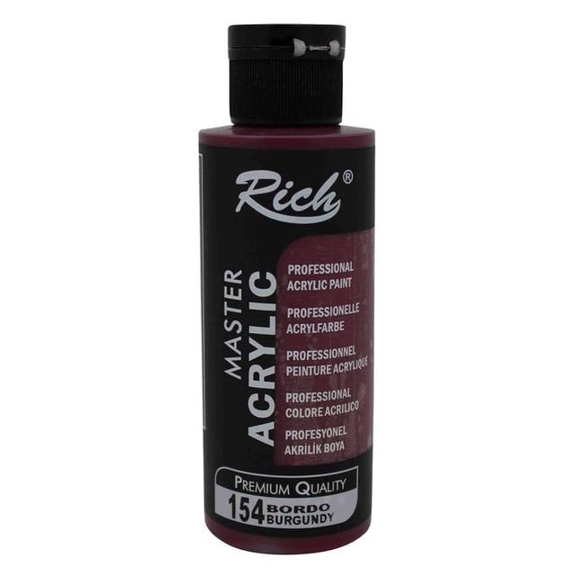 Rich 120 cc Akrilik Boya - Bordo 154